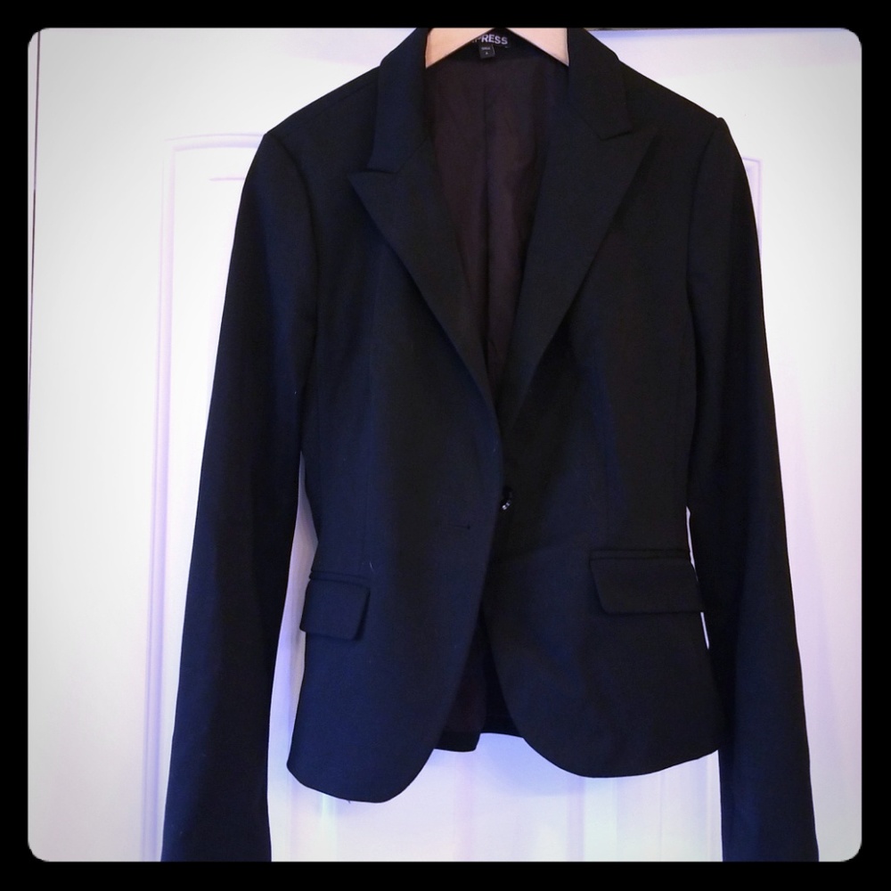Express 1 Button Blazer - image 1